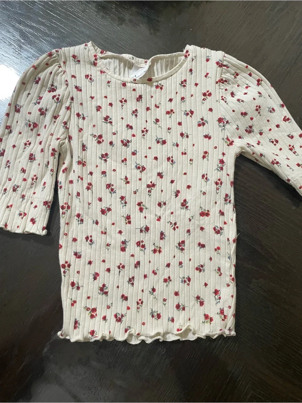 Zara Kids - Girls Ribbed cropped tops Size 8
